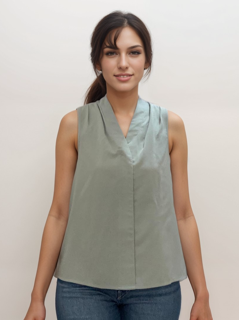 Formal sleeveless tops best sale